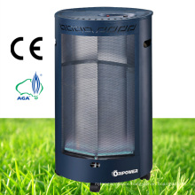 Indoor 4.2kw Cylindrical Blue Flame Gas Heater